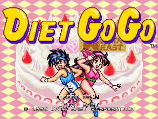 Diet Go Go (Euro v1.1 1992.09.26) Title Screen